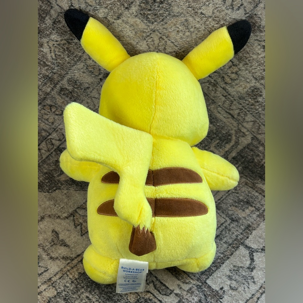 Pokemon Pikachu Build A Bear Plush Stuffed Toy 18" - Picture 2 of 6